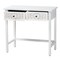 Baxton Studio Yelena Classic and Traditional White Finished Wood 2-Drawer Console Table 236-13336-ZORO - alternate 9